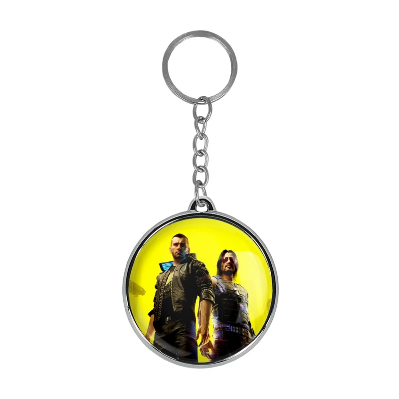 جاکلیدی خندالو طرح وی و جانی سایبر پانک  مدل دوطرفه کد 3056130562