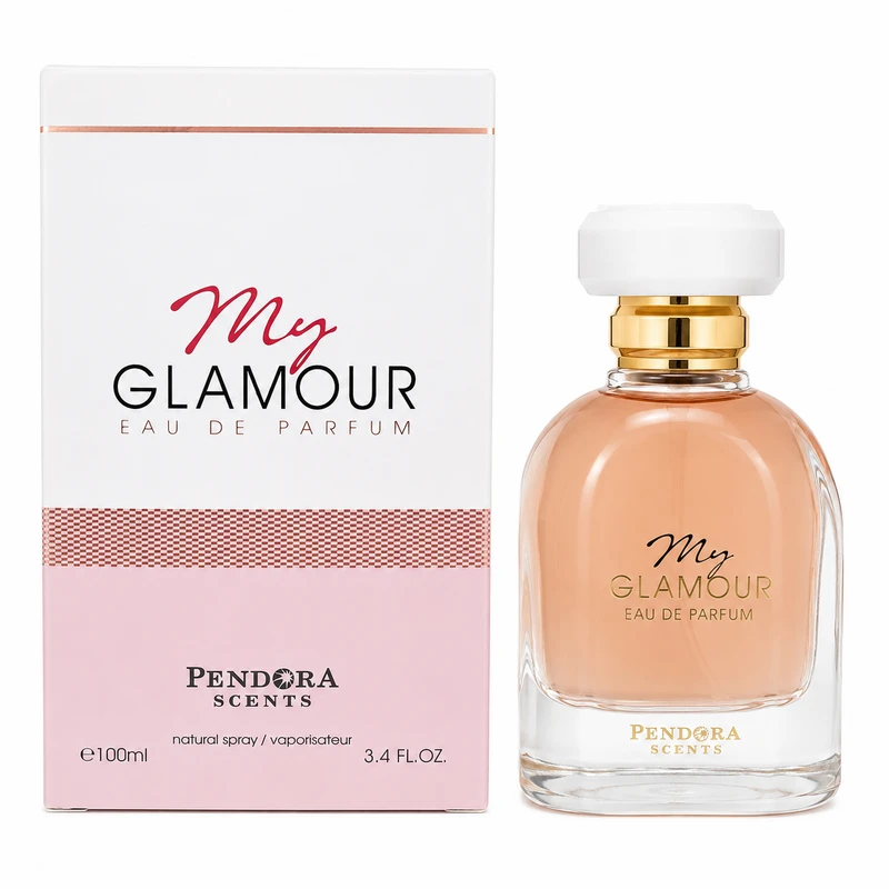 ادو پرفیوم زنانه مای گلامور مدل PENDORA SCENT با رایحه گرم و شیرین حجم 100 میلی‌لیتر