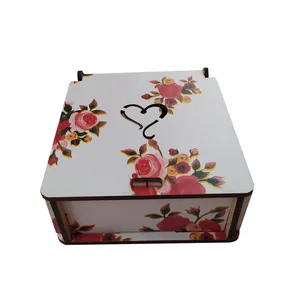 جعبه هدیه طرح گل رز
