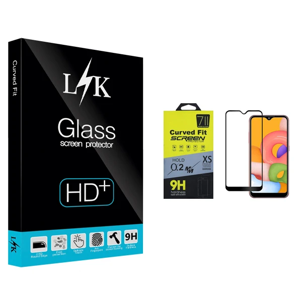 محافظ صفحه نمایش ال کی مدل +HD مناسب برای گوشی موبایل سامسونگ Galaxy A01