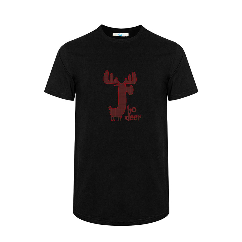 تی شرت آستین کوتاه زنانه مدل گوزن کد deerling00016