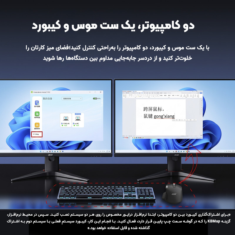 ماوس بی سیم ایسر مدل OMR257