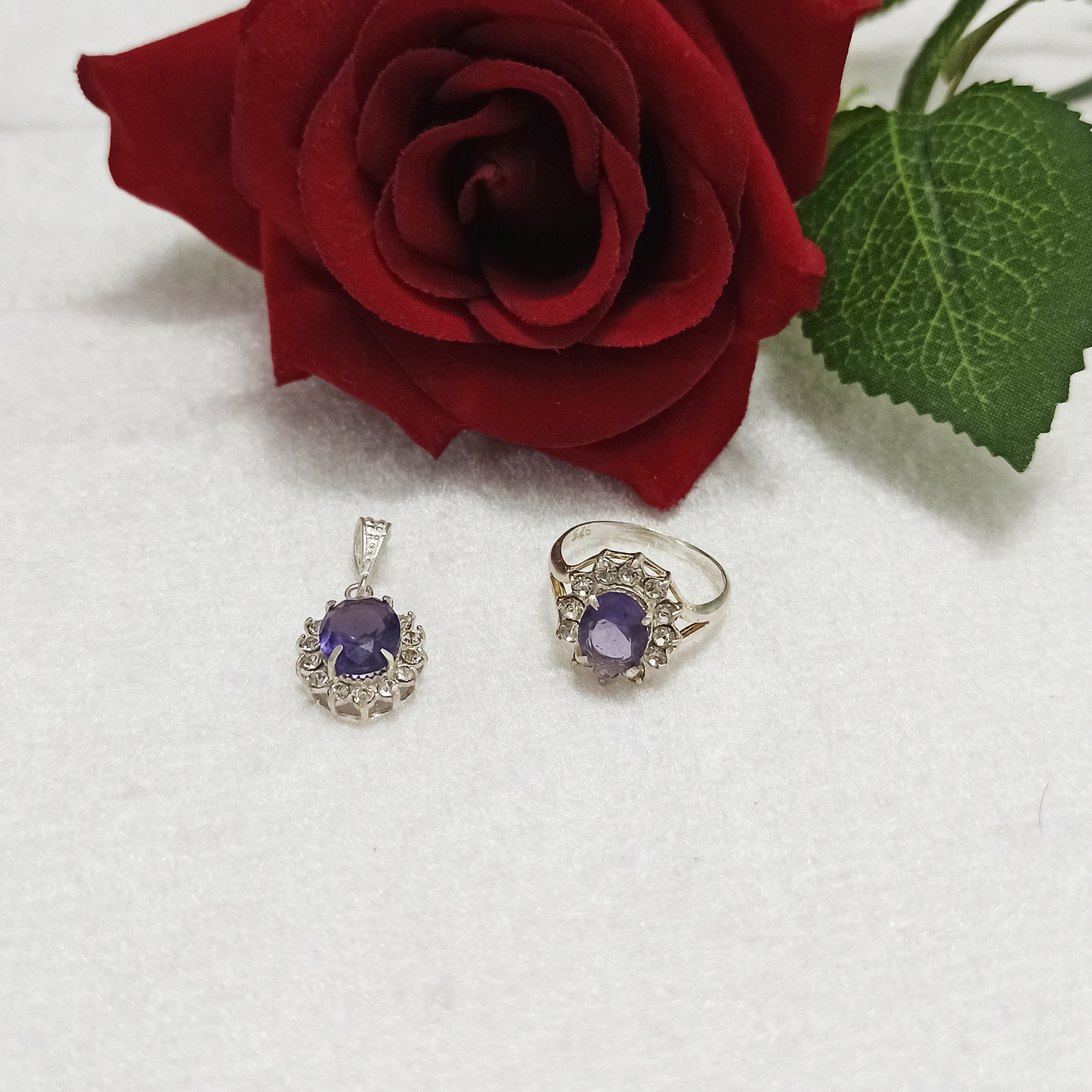 نیم ست نقره زنانه سلین کالا مدل آماتیس کد ce-6