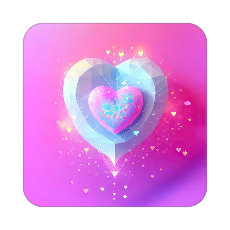 زیر لیوانی کاکتی مدل عاشقانه کد mp14160