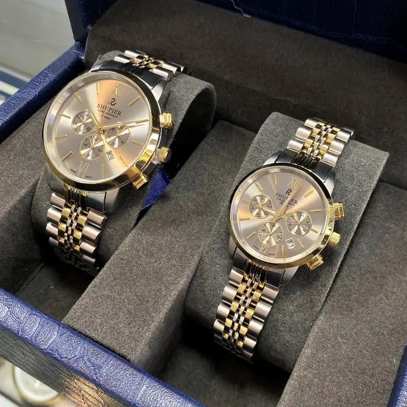 ست ساعت مچی عقربه ای زنانه و مردانه شوپیر مدل GL166A006