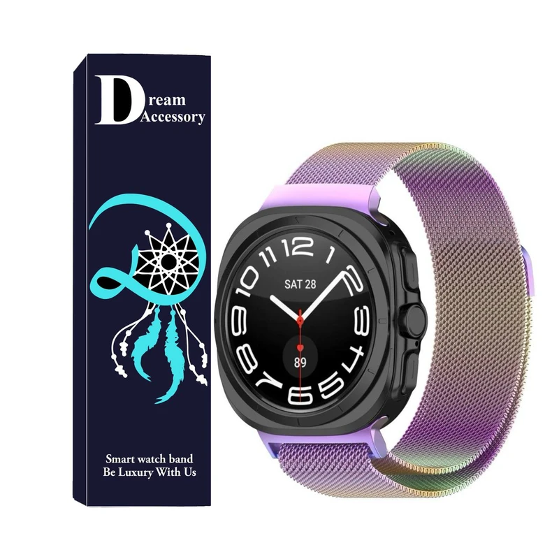  بند دریم مدل Milanese مناسب برای ساعت هوشمند سامسونگ Galaxy Watch 8 Ultra 47mm
