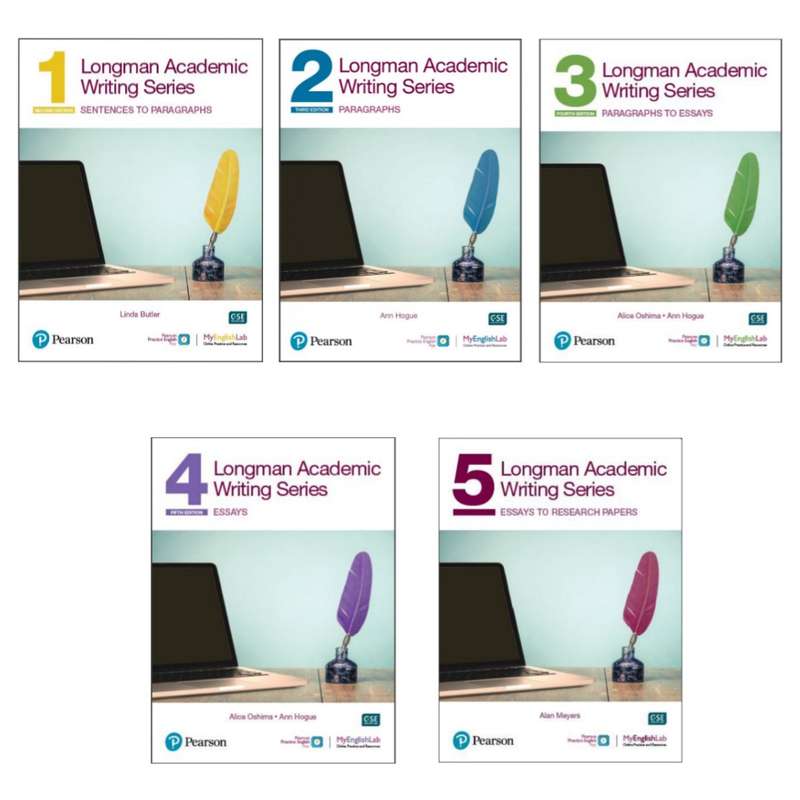 کتاب Longman Academic Writing Series اثر جمعی از نویسندگان انتشارات پرسون 5جلدی