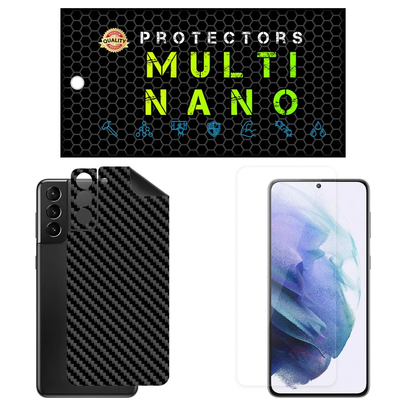 محافظ صفحه نمایش مولتی نانو مدل X-SFC مناسب برای گوشی موبایل سامسونگ Galaxy S21 Plus 5G به همراه برچسب پوششی