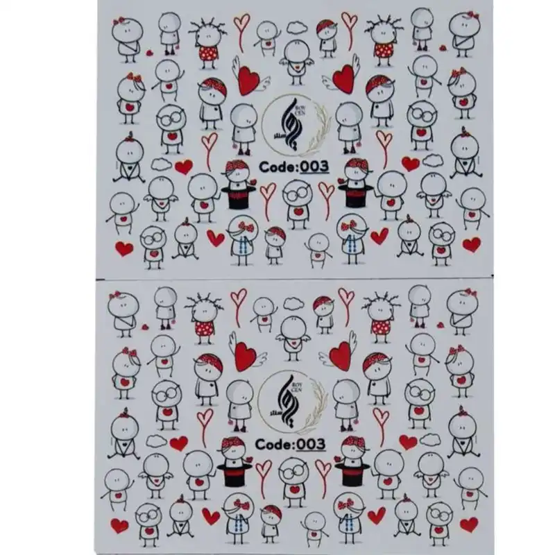 برچسب لنز ناخن رویاسنتر مدل 03LL مجموعه 2 عددی