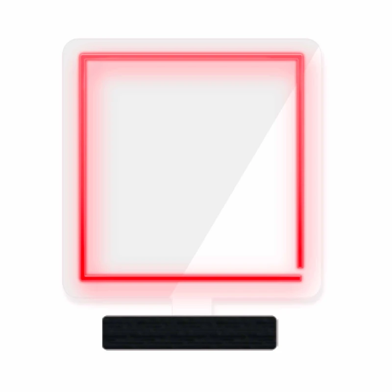 چراغ رومیزی مدل ریموت دار SQUARE-GL_RD-GLASS