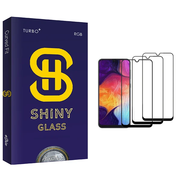 محافظ صفحه نمایش آتوچبو مدل Shiny Glass مناسب برای گوشی موبایل سامسونگ Galaxy A20 بسته سه عددی