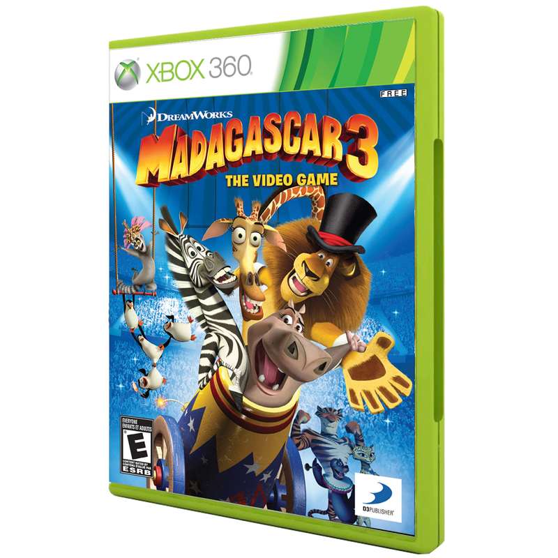 بازی Madagascar 3 The Video Game مخصوص xbox 360