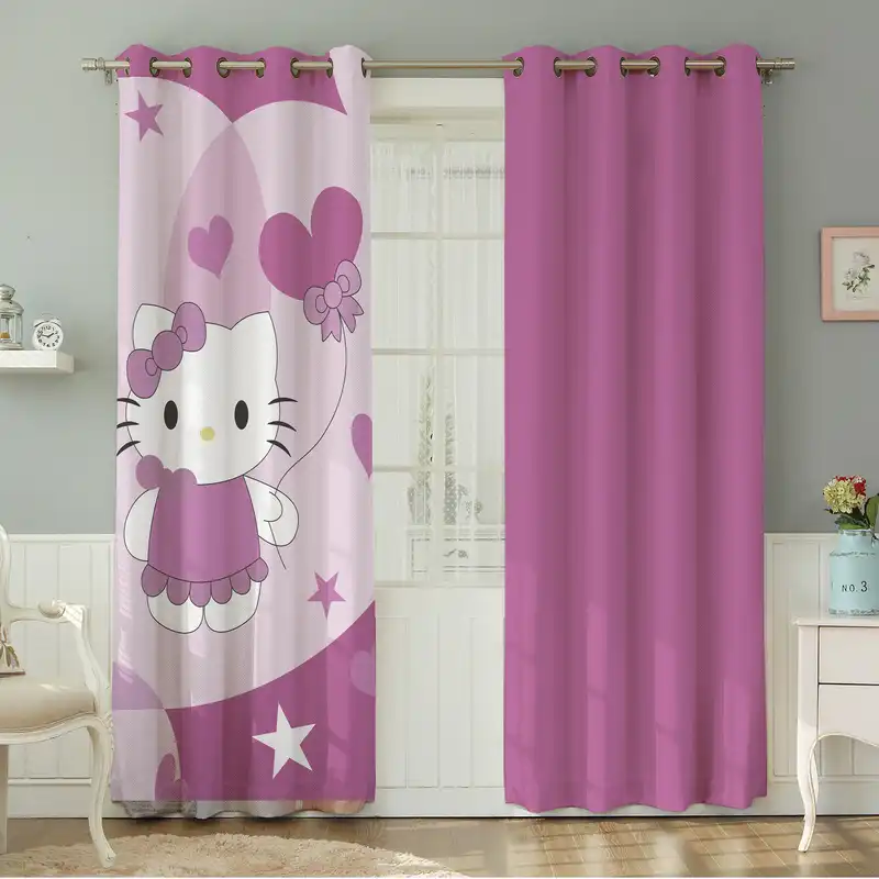 پرده نیروانا طرح کودک مدل مخمل کد 8675 سایز 140×280 سانتی متر