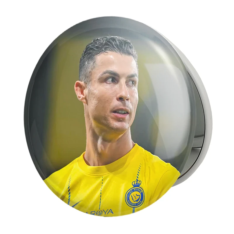 آینه جیبی خندالو طرح کریستیانو رونالدو مدل تاشو کد 36392