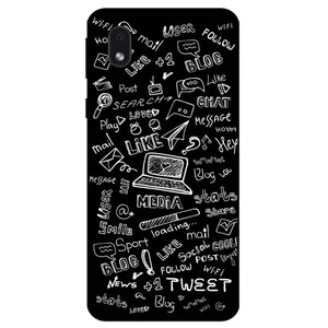 Megafone Social Media 1898 Cover For Samsung Galaxy A01 Core / M01 Core