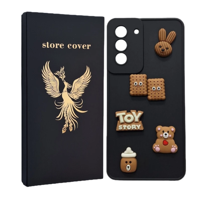  کاور استور کاور طرح عروسک توی برجسته مدل s21fe مناسب برای گوشی موبایل سامسونگ Galaxy S21 FE