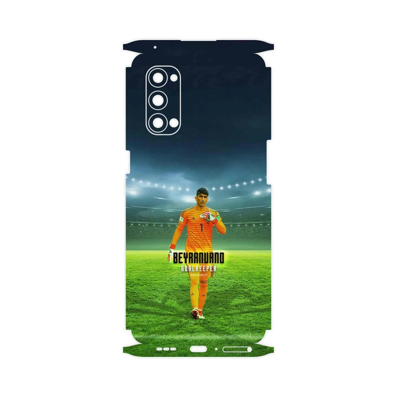 برچسب پوششی ماهوت مدل Alireza Beiranvand-FullSkin مناسب برای گوشی موبایل اپو Reno4 Pro 5G