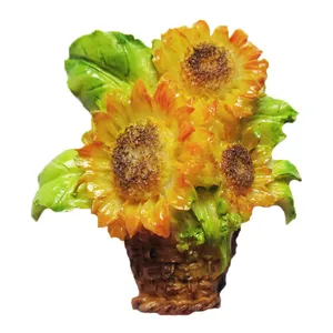 مگنت تزیینی طرح سبد مدل گل افتابگردان کد 88