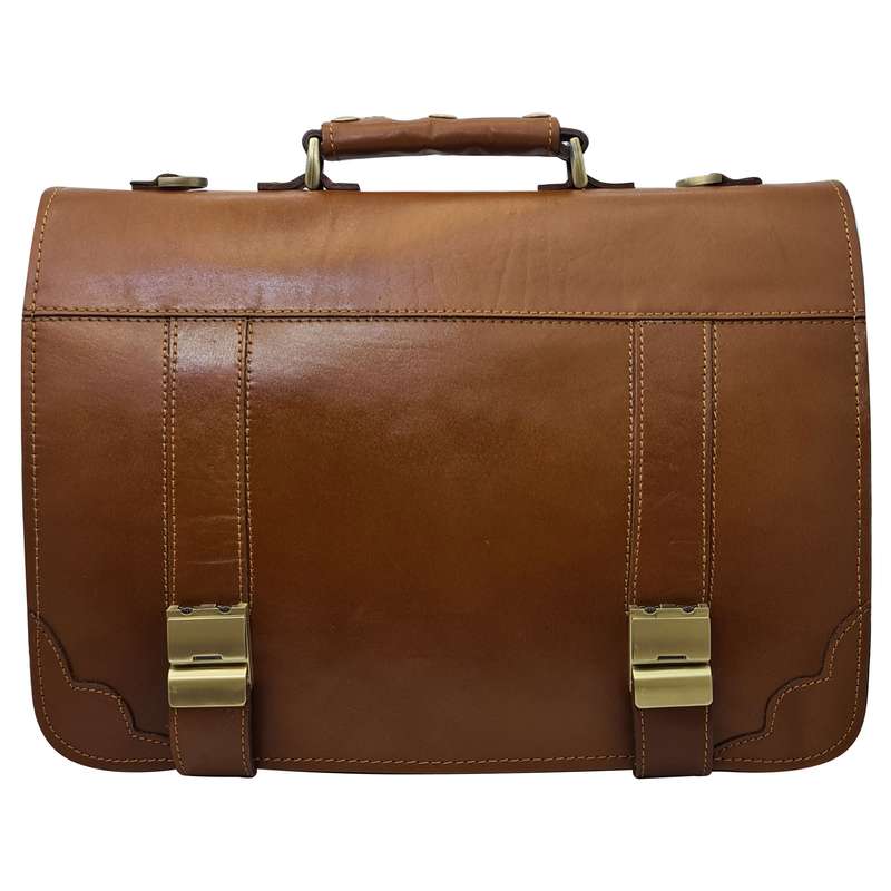 کیف اداری مردانه مدل آفاق چرم طبیعی کد 440