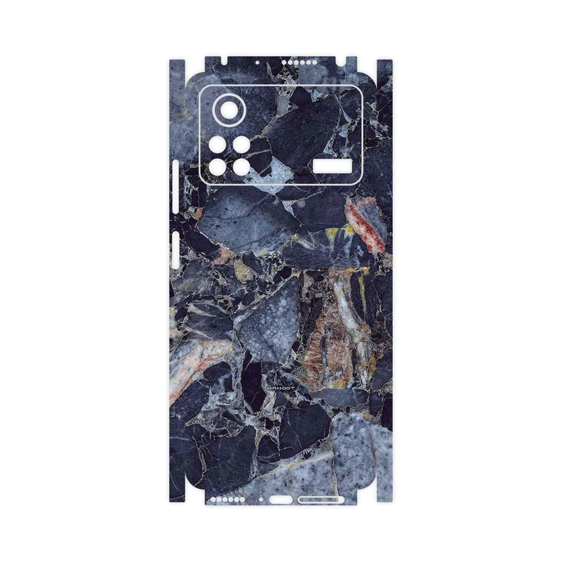برچسب پوششی ماهوت مدل Broken black marble-FullSkin مناسب برای گوشی موبایل شیائومی Poco X4 Pro 5G