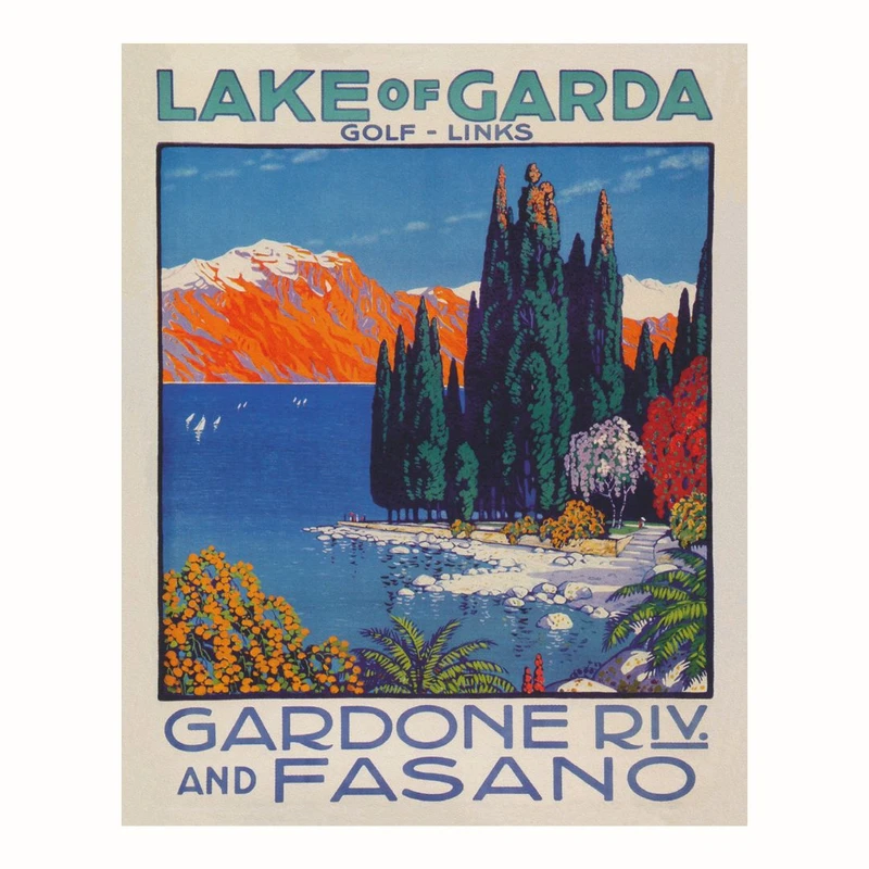 پوستر مدل سفر دریاچه گاردا  