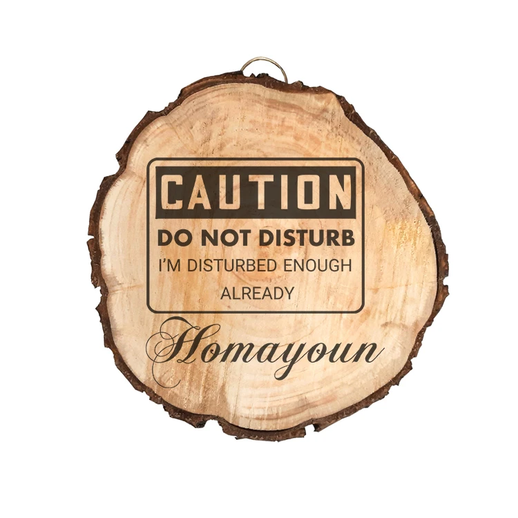 دیوار کوب چوبی مدل اسم همایون کد 2548356532