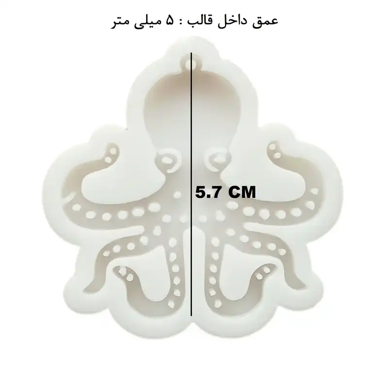 قالب رزین مدل هشت پا کد Oct1