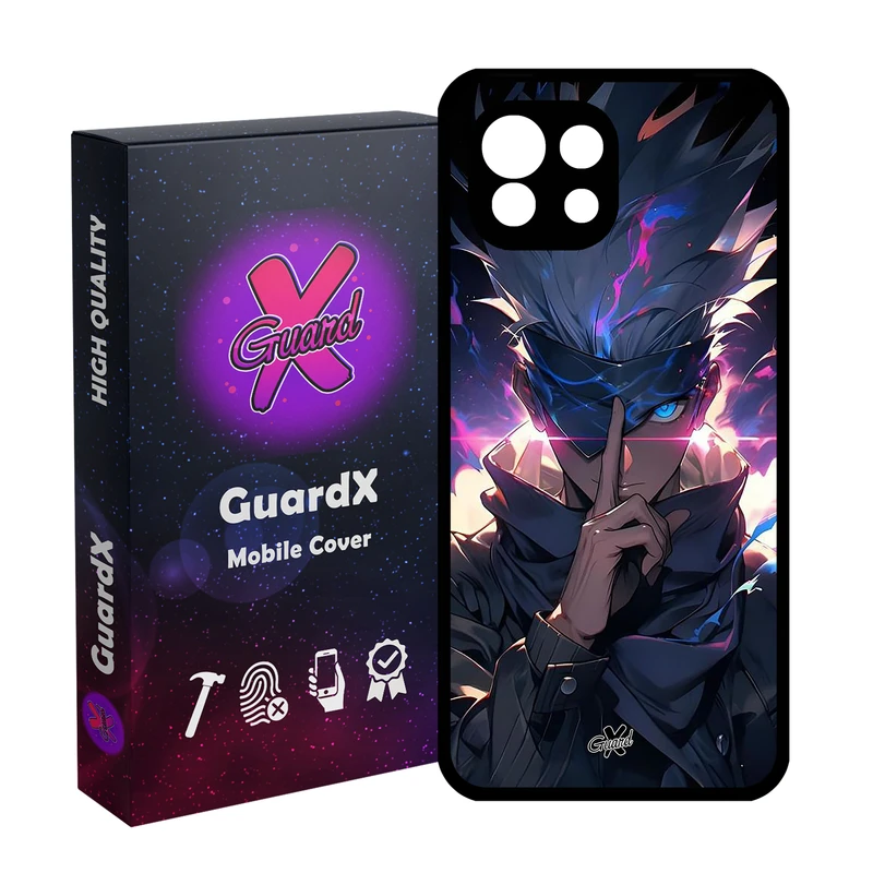 کاور گارد ایکس طرح ساتورو گوجو انیمه مدل Glass10700 مناسب برای گوشی موبایل شیائومی  Mi 11 Lite