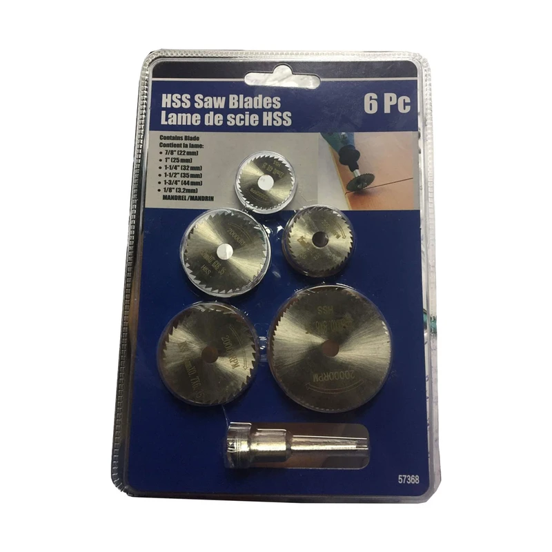 تیغ فرز انگشتی مدل DCGJ مجموعه 6 عددی