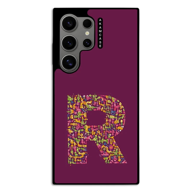 کاور آکام مدل AMC-WSGS24U-ALPHADOODLEBET-18 مناسب برای گوشی موبایل سامسونگ Galaxy S24 Ultra