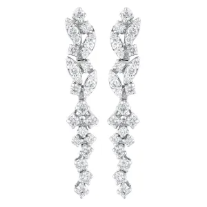 گوشواره طلا 18 عیار زنانه مدل 12797