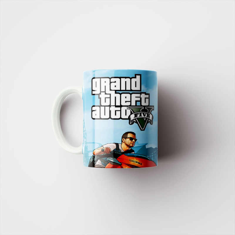 ماگ طرح بازی جی تی ای GTA V کد gtav-27 ماگ طرح بازی جی تی ای GTA V کد gtav-27