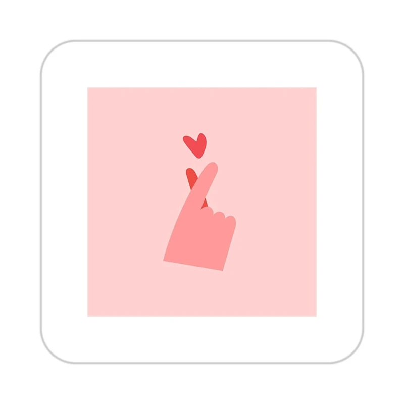 زیر لیوانی کاکتی طرح عاشقانه مدل mp38831