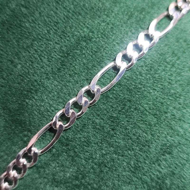 زنجیر نقره مردانه نقره جات لطفی مدل فیگارو کد ZNT014 زنجیر نقره مردانه نقره جات لطفی مدل فیگارو کد ZNT014