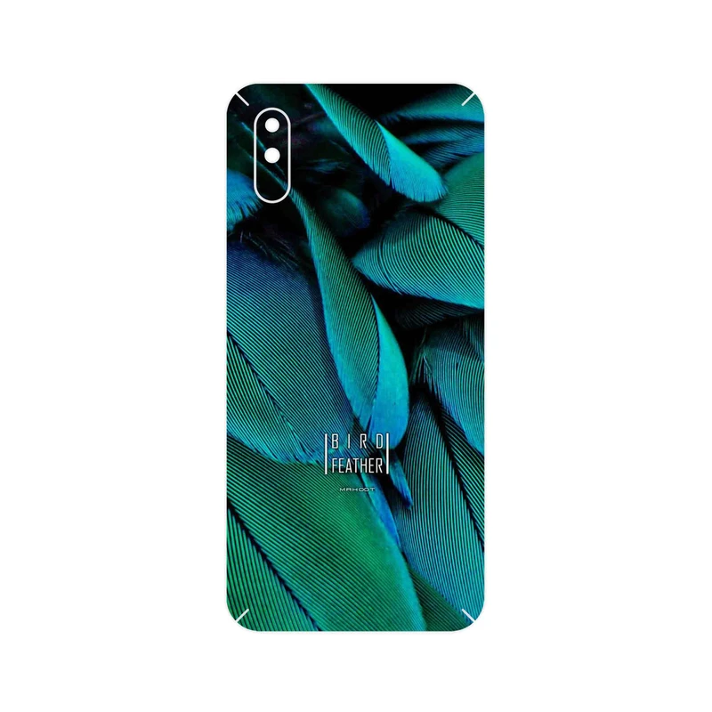 برچسب پوششی ماهوت مدل Green Feather مناسب برای گوشی موبایل شیائومی Redmi 9A