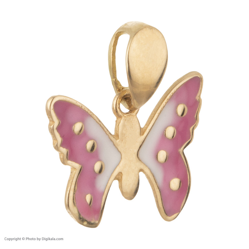 آویز گردنبند طلا 18 عیار دخترانه مایا ماهک مدل MM1261