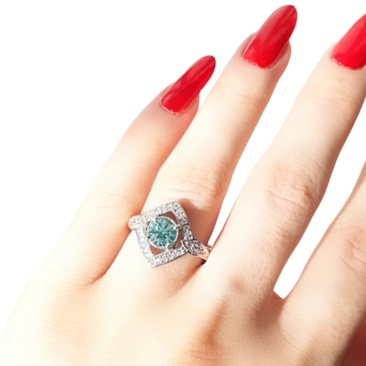 انگشتر نقره زنانه مدل آنجلا انگشتر نقره زنانه مدل آنجلا