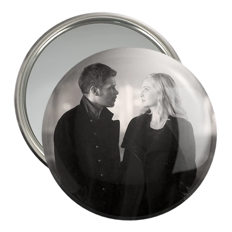 آینه جیبی خندالو مدل کلاوس و کارولاین خاطرات یک خون آشام The Vampire Diaries  کد 20267