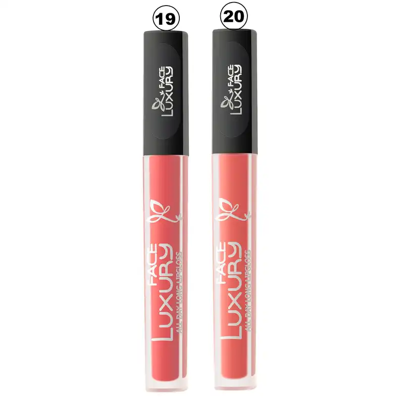 رژ لب مایع لاکچری فیس مدل 19-20 بسته 2 عددی