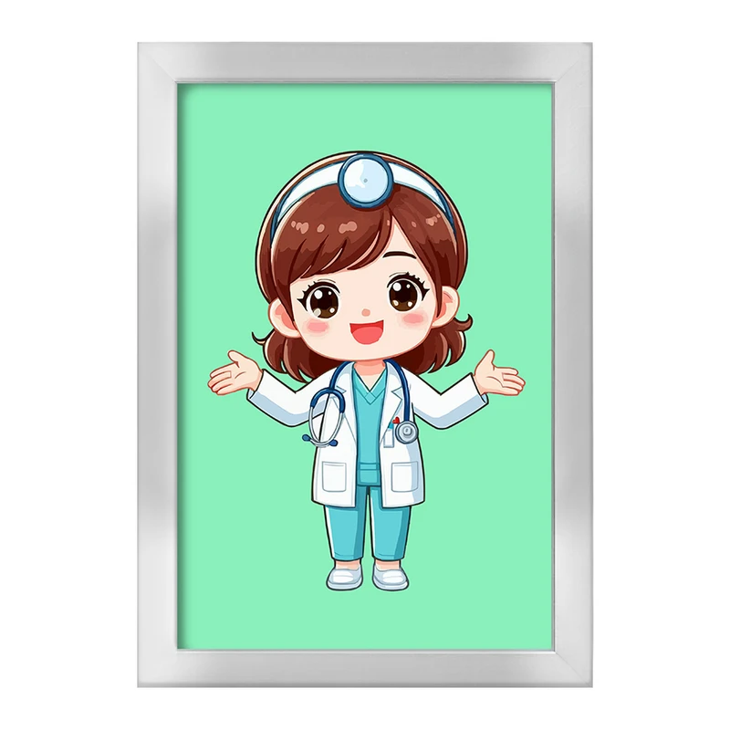 تابلو خندالو طرح پزشک و پرستار کودکانه کد 36497