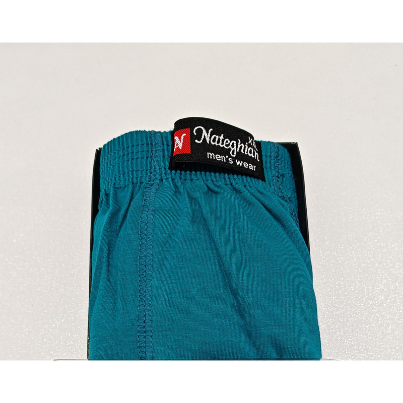 شورت مردانه پوشاک ناطقیان مدل پادار سوپر نخ پنبه کد 25