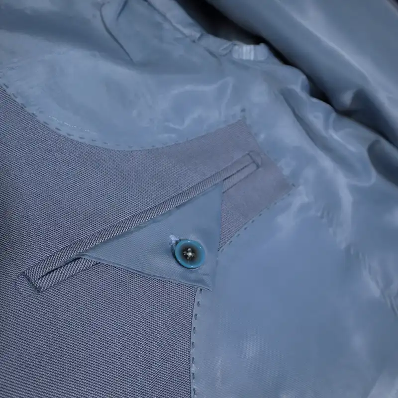 کت و شلوار مردانه مدل یقه انگلیسی فیلافیلا کد 1156 رنگ آبی روشن