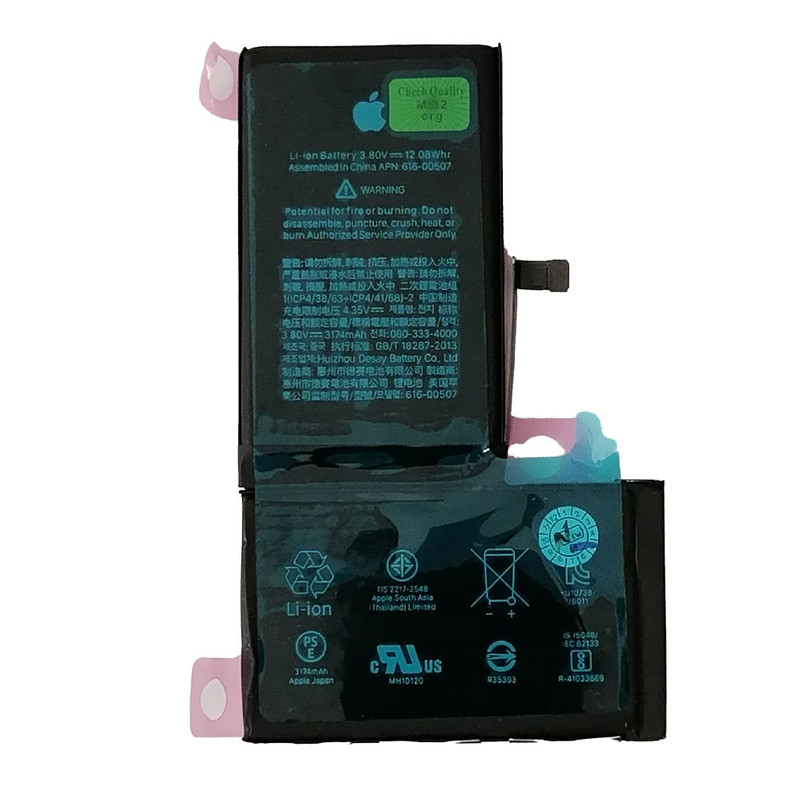 باتری موبایل مدل 00507-616 ظرفیت 3174 میلی آمپر ساعت مناسب برای گوشی موبایل اپل iphone XS MAX