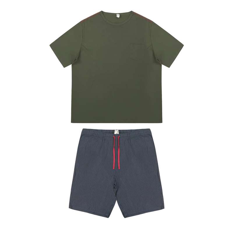 ست تی شرت و شلوارک مردانه انریکو موری مدل Mori2323