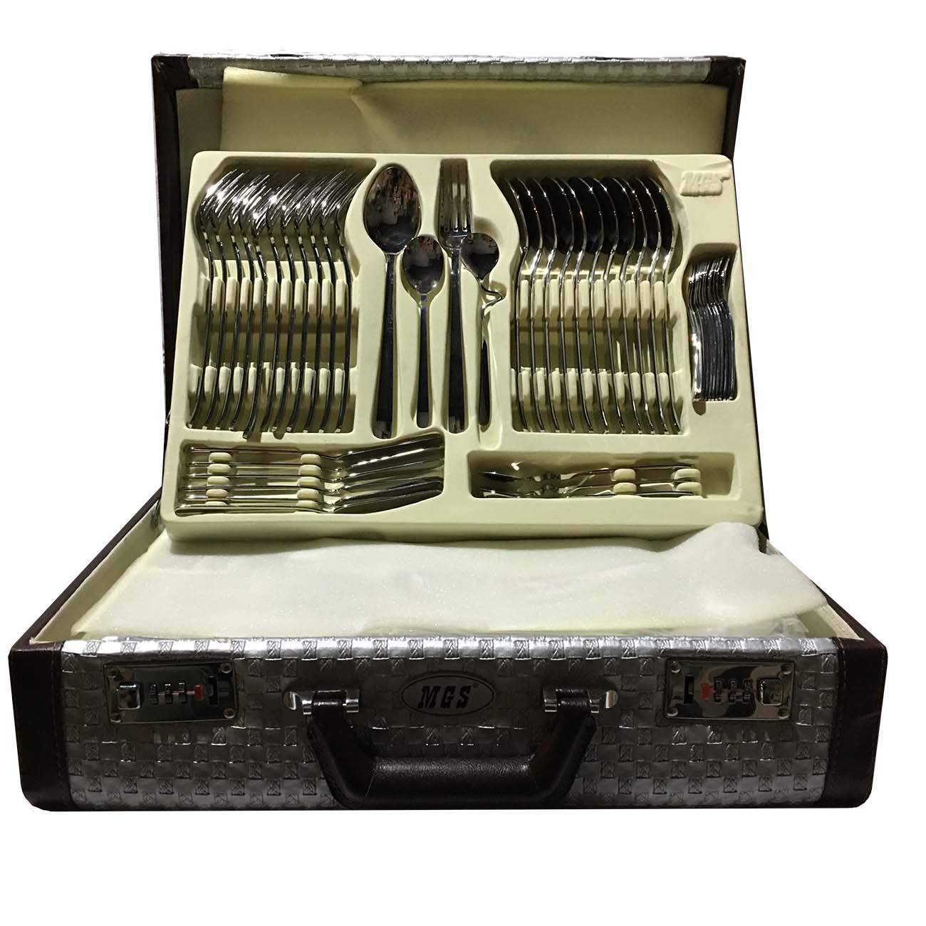 سرویس قاشق و چنگال 135 پارچه ام جی اس مدل st1370