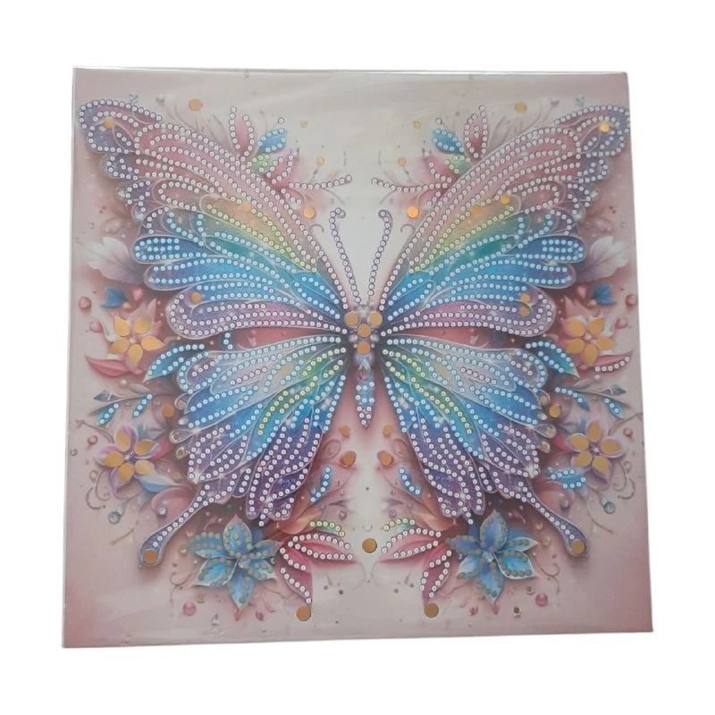 بازی آموزشی مدل نقاشی الماسی طرح پروانه طلاکوب کد mn15