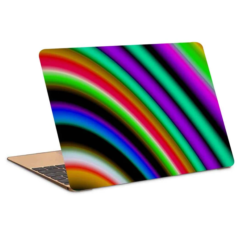 استیکر لپ تاپ طرح stripes colorful abstractionکد P-981مناسب برای لپ تاپ 15.6 اینچ