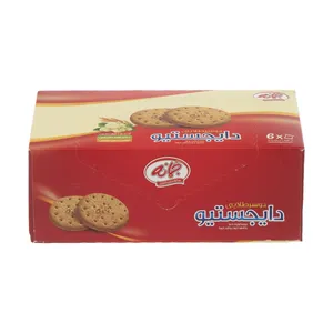 بیسکویت دو سر طلایی دایجستیو جمانه - 210 گرم