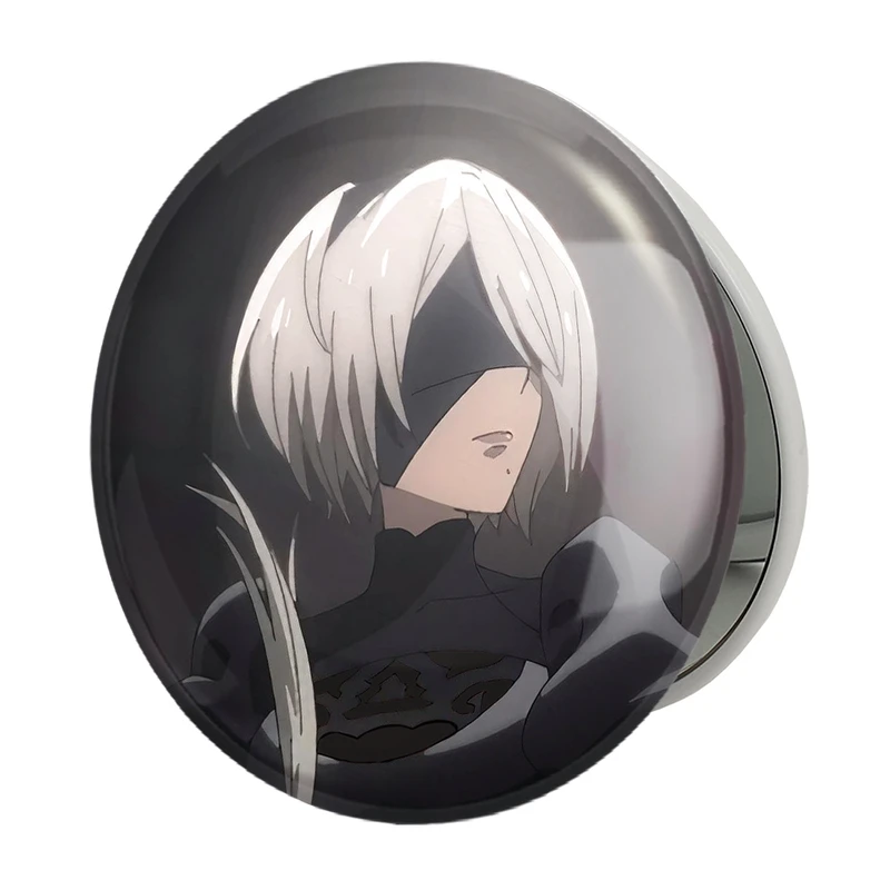 آینه جیبی خندالو طرح انیمه نیر اتوماتا Nier Automata ver 1.1a مدل تاشو کد 27470 