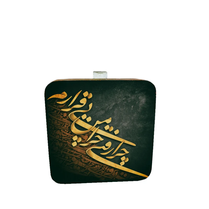 گلدان دکوری طرح  دو رو مدل نستعلیق کد FPW020n